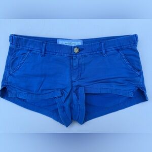 Abercrombie & Fitch Royal Blue Shortie Shorts - Size 4